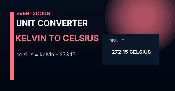 Kelvin to Celsius Converter