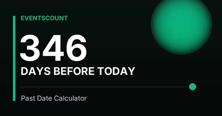 346 Days Before Today