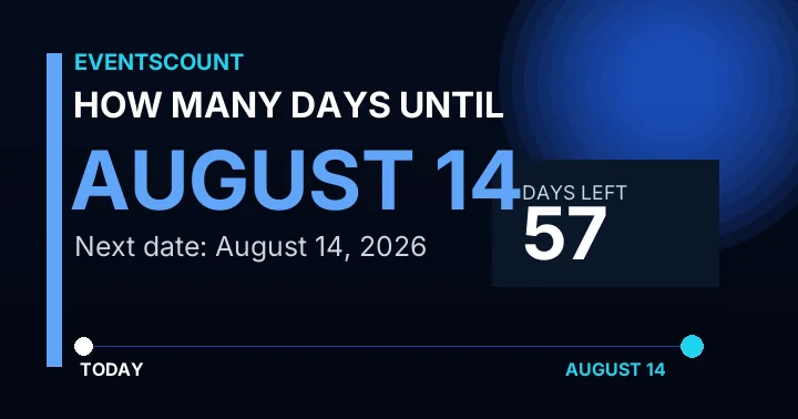 How Many Days Until August 14?