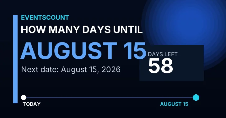 How Many Days Until August 15?