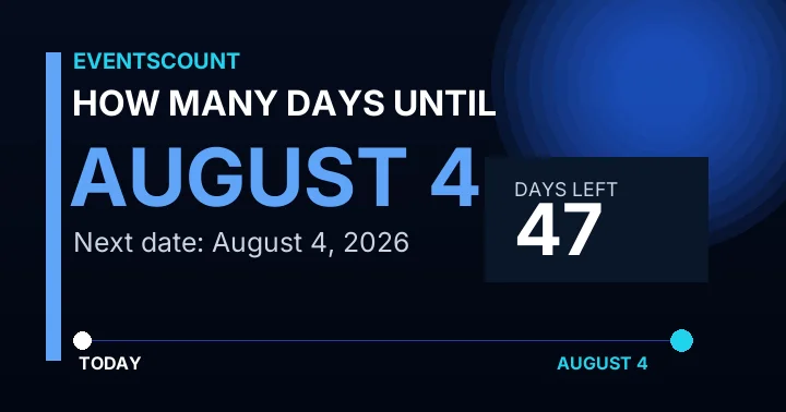 How Many Days Until August 4?