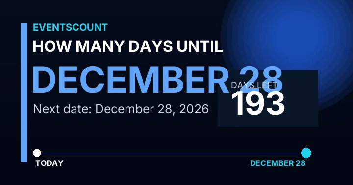 How Many Days Until December 28?