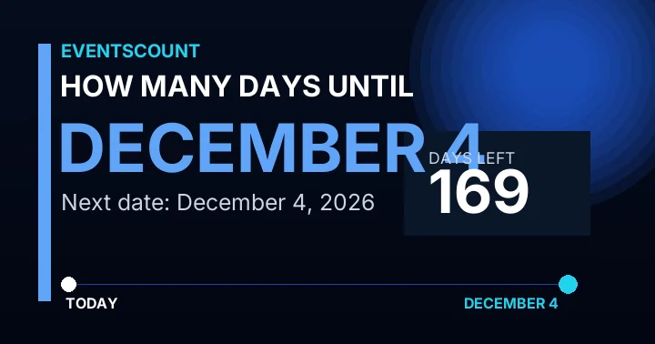 How Many Days Until December 4?