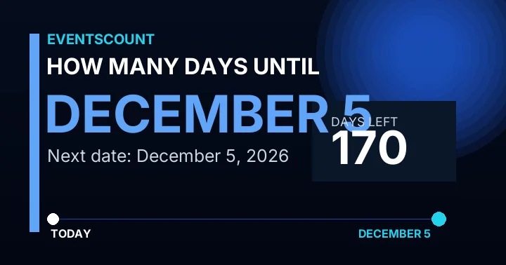 How Many Days Until December 5?