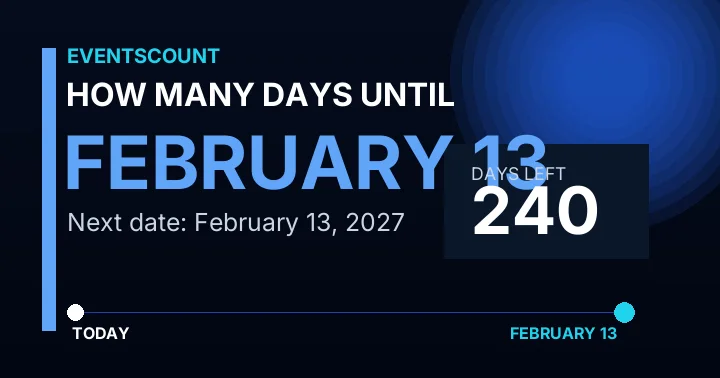How Many Days Until February 13?