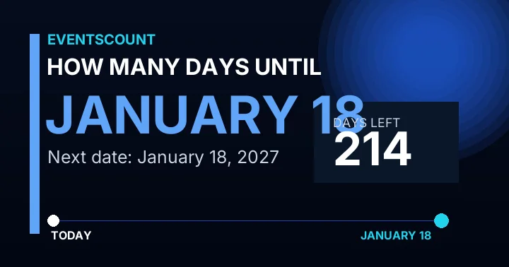 How Many Days Until January 18?
