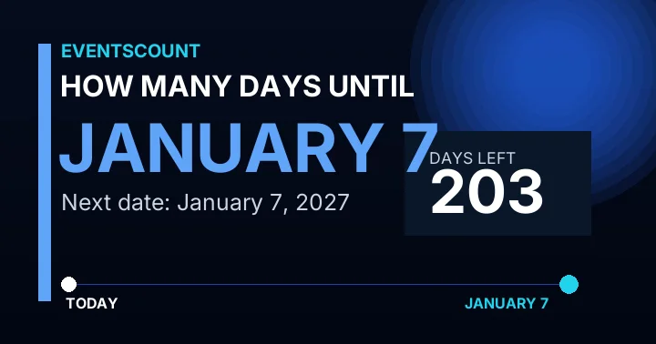 How Many Days Until January 7?