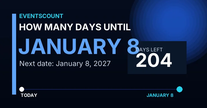 How Many Days Until January 8?