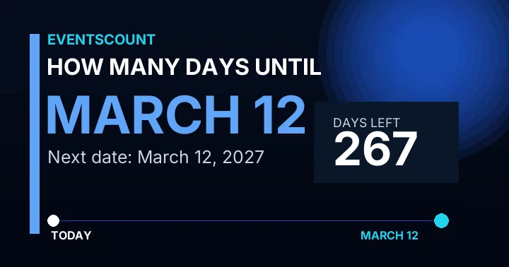 How Many Days Until March 12?