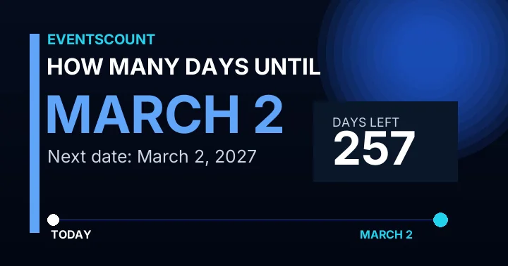 How Many Days Until March 2?