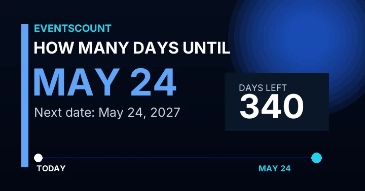 How Many Days Until May 24?