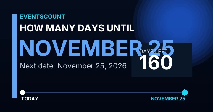 How Many Days Until November 25?