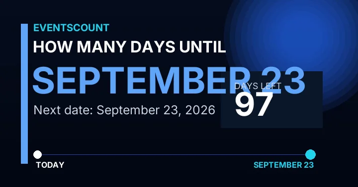 How Many Days Until September 23?