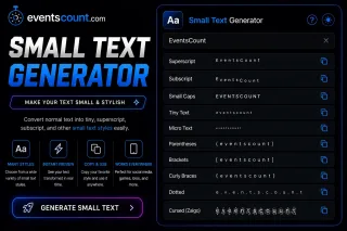 Small Text Generator