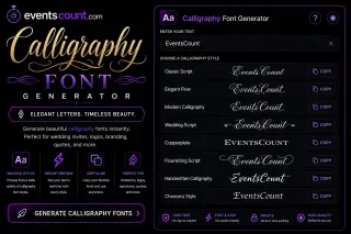 Calligraphy Font Generator