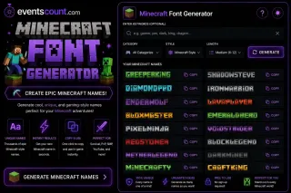 Minecraft Font Generator