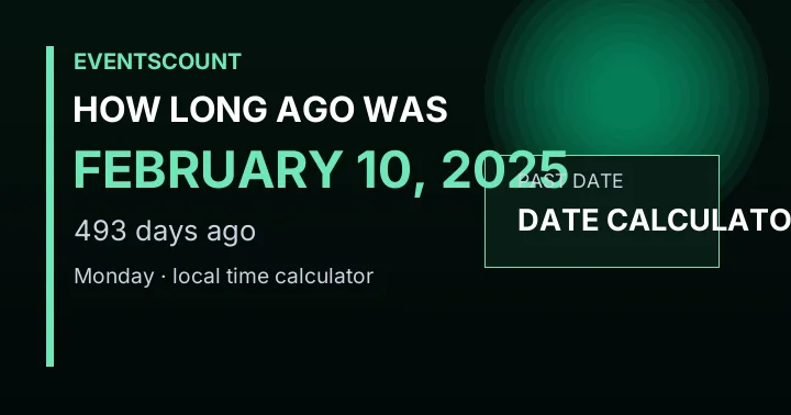 How Long Ago Was February 10, 2025?