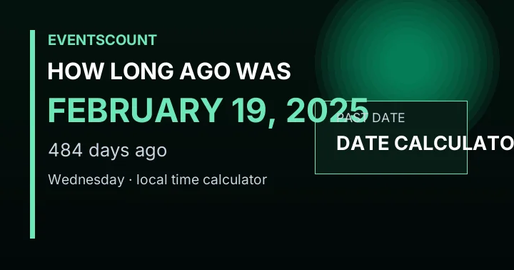 How Long Ago Was February 19, 2025?