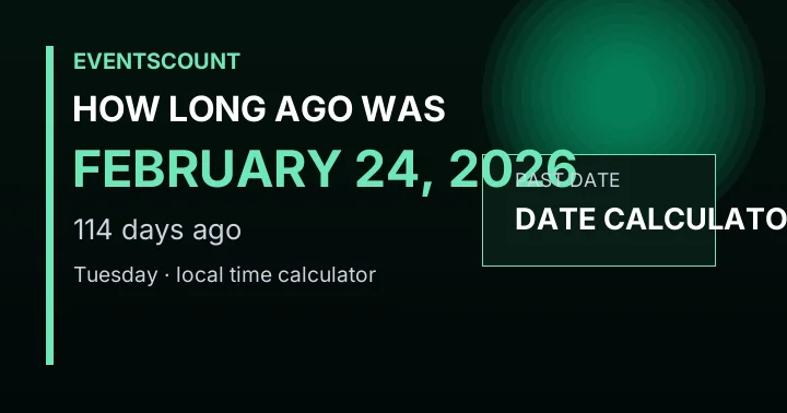 How Long Ago Was February 24, 2026?