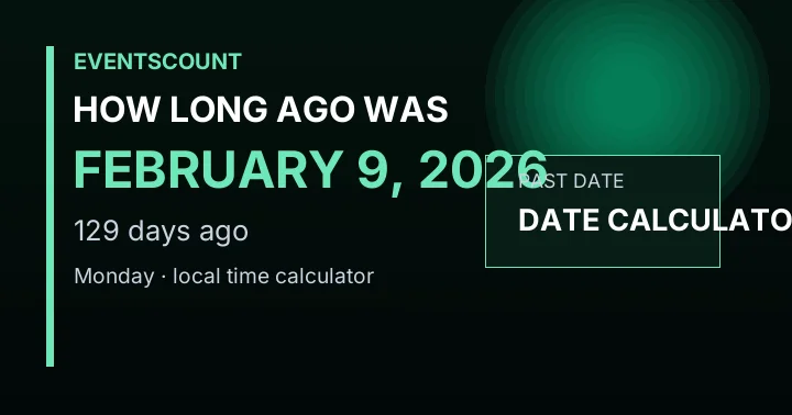 How Long Ago Was February 9, 2026?