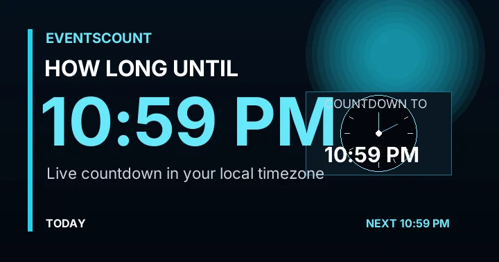 How Long Until 10:59 PM?