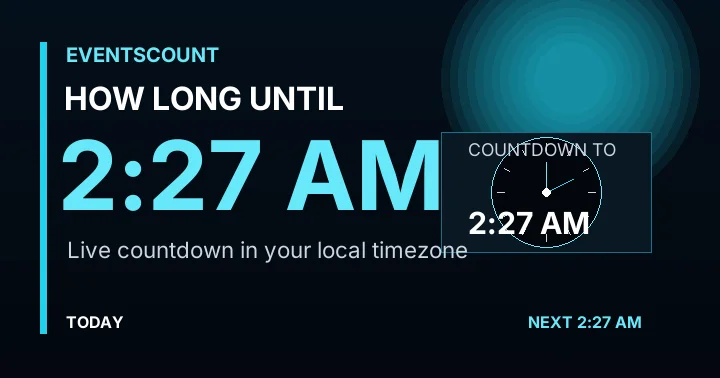 How Long Until 2:27 AM?