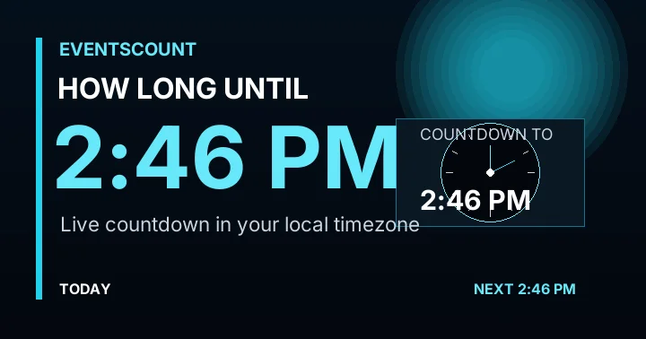 How Long Until 2:46 PM?