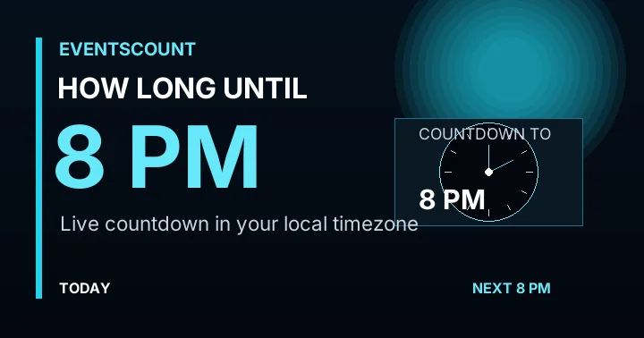 How Long Until 8 PM?