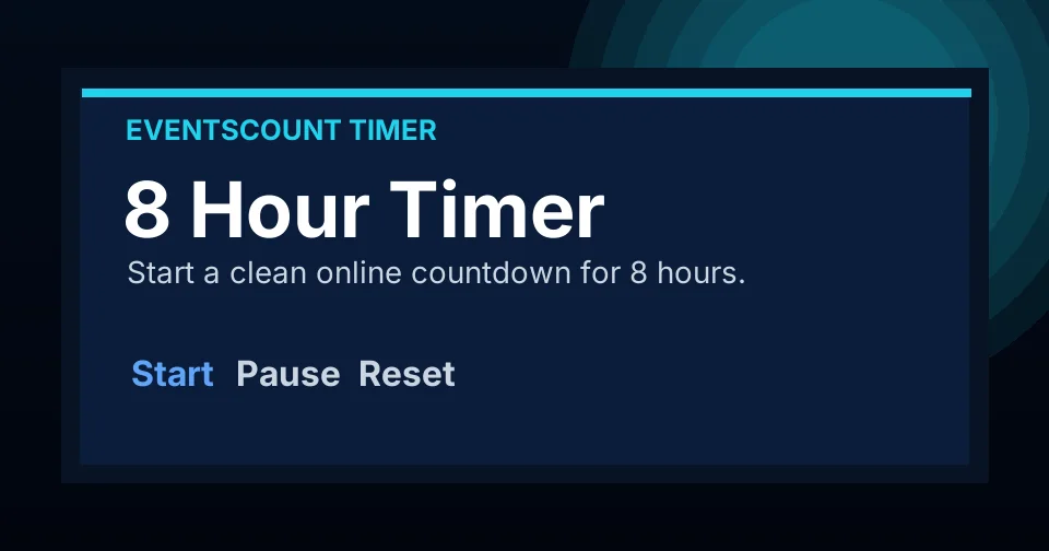 8 Hour Timer