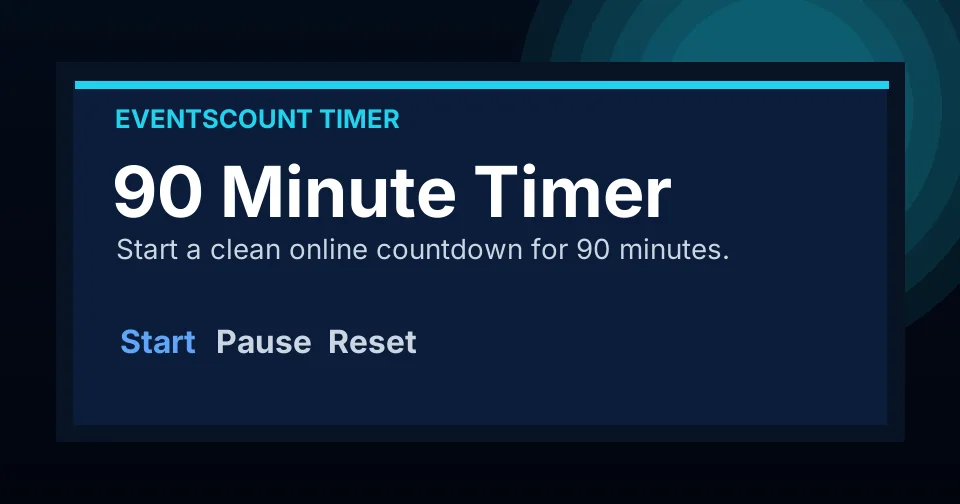 90 Minute Timer