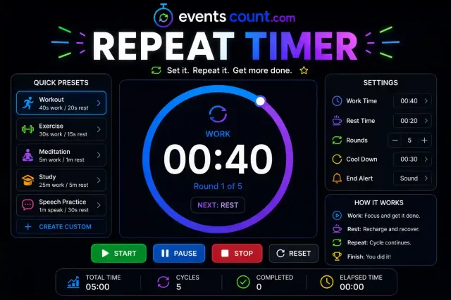 5 Second Repeat Timer