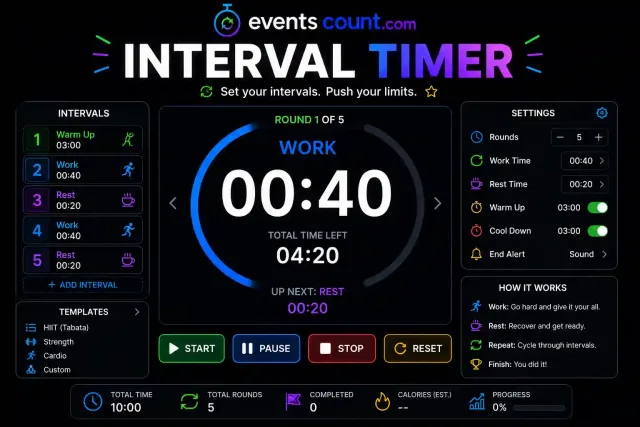 13 Second Interval Timer