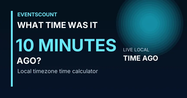 What Time Was It 10 Minutes Ago?