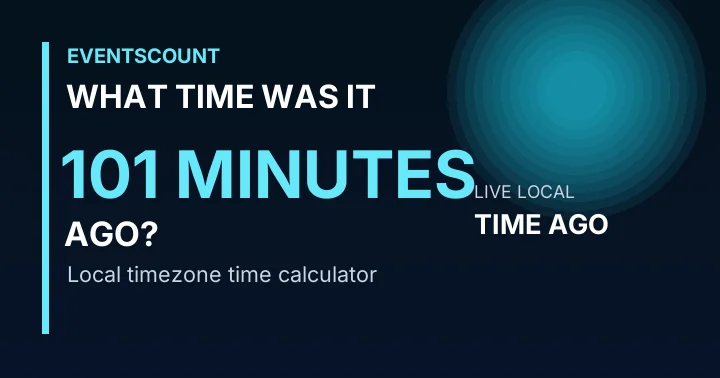 What Time Was It 101 Minutes Ago?