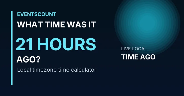 What Time Was It 21 Hours Ago?