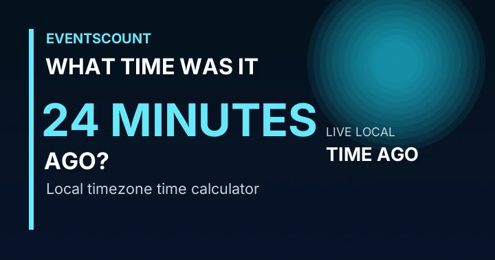 What Time Was It 24 Minutes Ago?