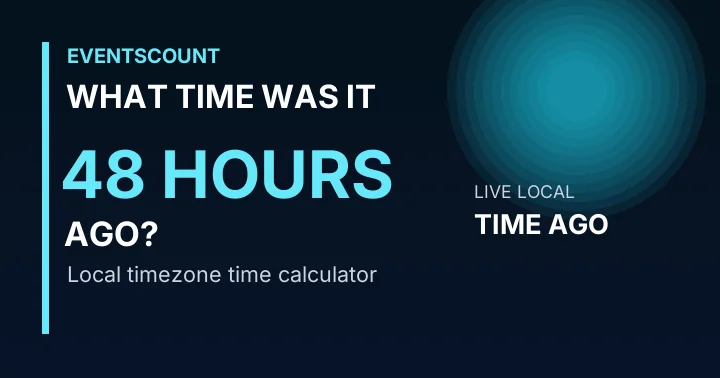 What Time Was It 48 Hours Ago?