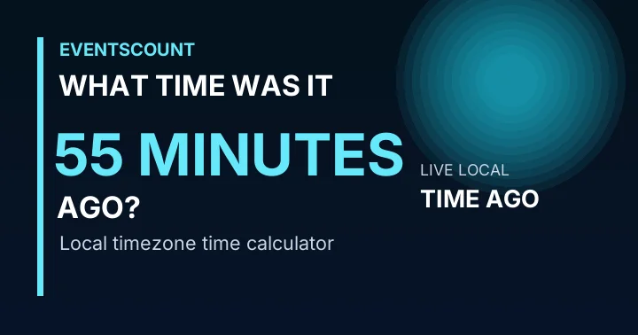 What Time Was It 55 Minutes Ago?